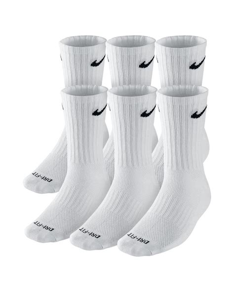 Nike white cushioned crew socks